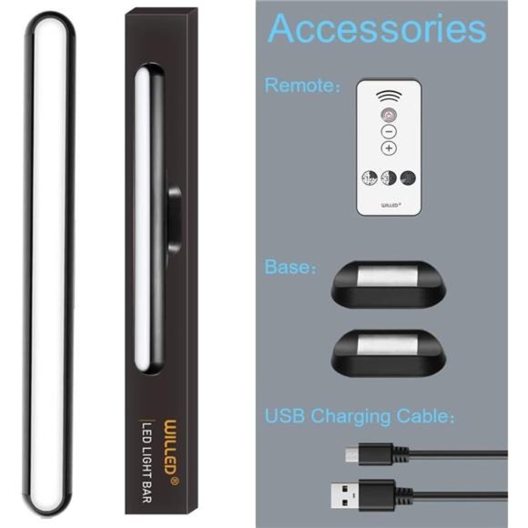 Dimmable Touch Remote Control Light Bar, 5W Built-in 2000mAh Battery and Magnet - Picture 6 of 6